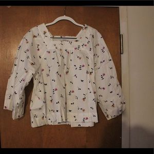 Adorable Madewell floral blouse (M)